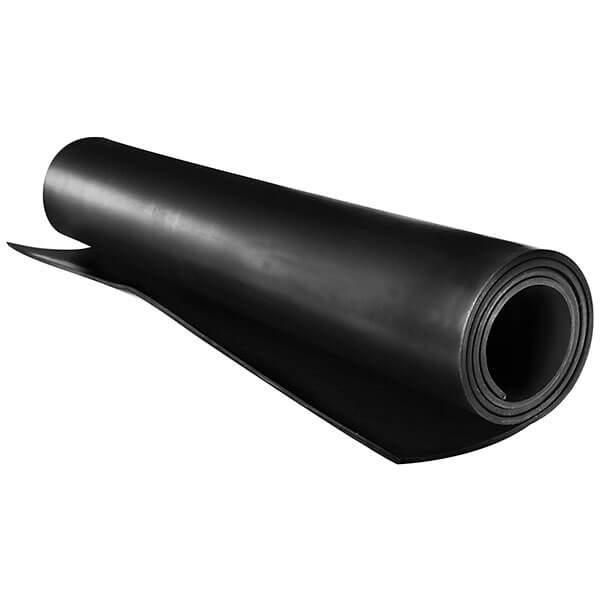 Black commercial neoprene rubber roll 