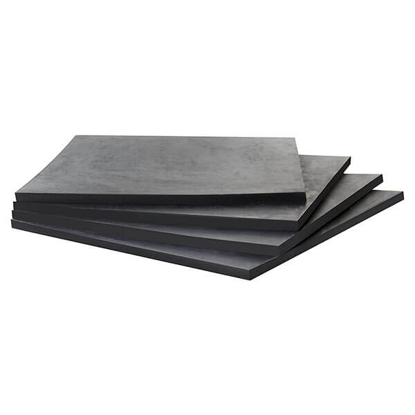 Neoprene Rubber Sheets Black, 8x8-Inch by 1/4 (Pack of 4)